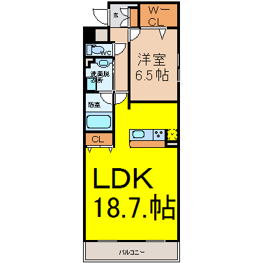 名古屋市千種区今池のマンションの間取り