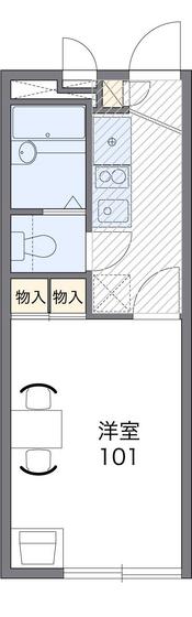 広島県広島市安佐南区大町西１（アパート）の賃貸物件の間取り