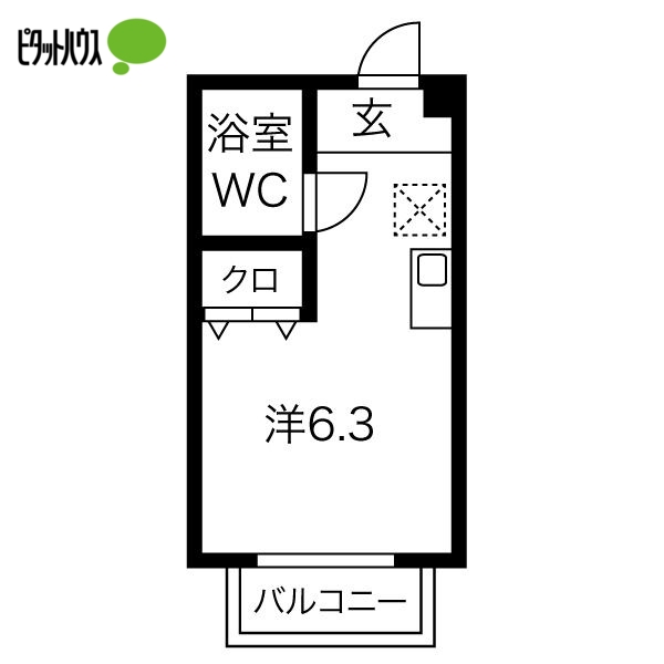 コンフォール野添の間取り