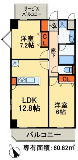 サンパティークの間取り