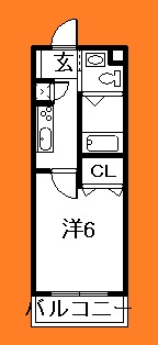 船橋市西船のマンションの間取り