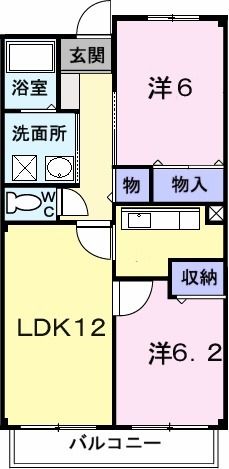 シャルム　コスモの間取り