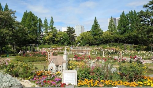 【ザ・ファインタワー大阪肥後橋の公園】