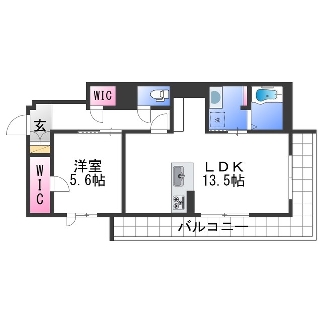 Ｂｅｒｅｏ　Ｐｌａｉｓａｎｔの間取り