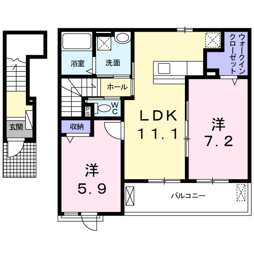 ファミール・K参番館IIの間取り