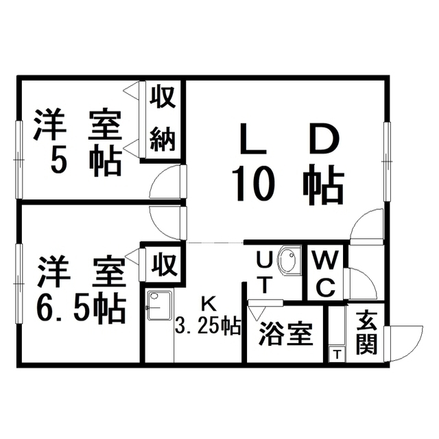 エーコー大楽毛Ａの間取り