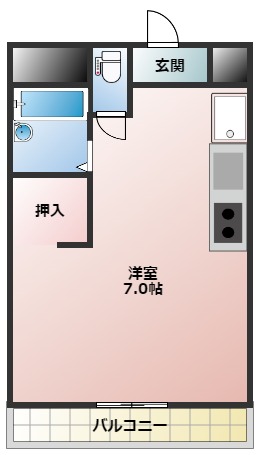 アモント中村の間取り