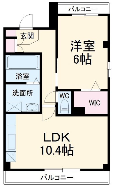 海部郡蟹江町学戸のマンションの間取り