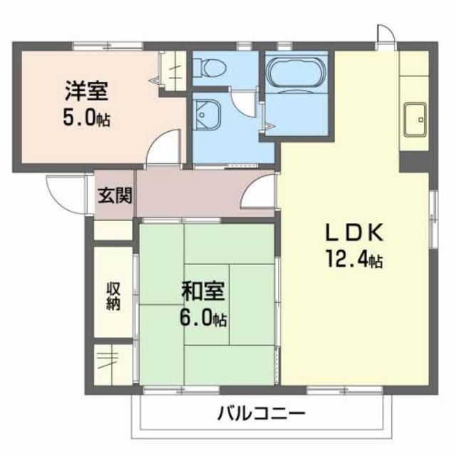 エタ－ナルタウン　Ｈの間取り