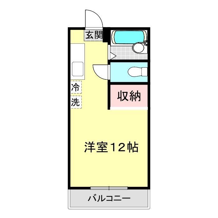 コーポ立野の間取り