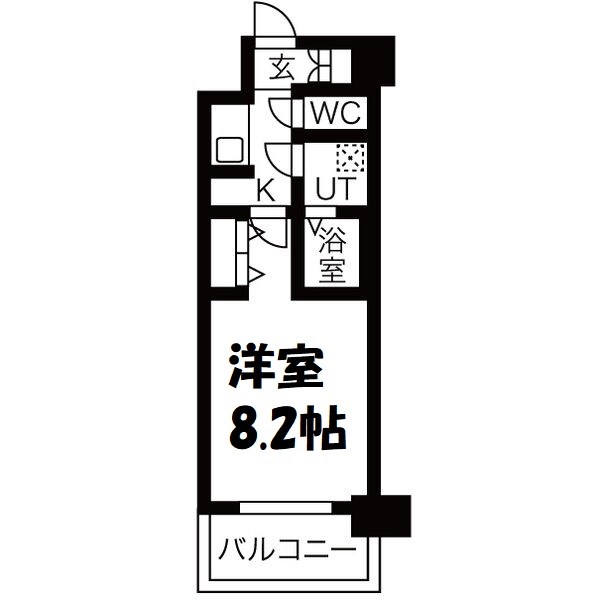 メイクス名駅太閤の間取り