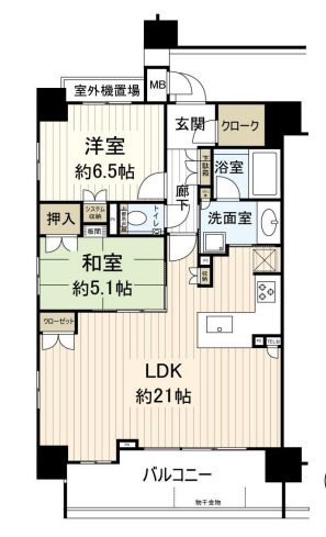 リソシエ四条クロスコートの間取り