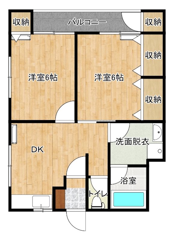 ハイツベアートの間取り