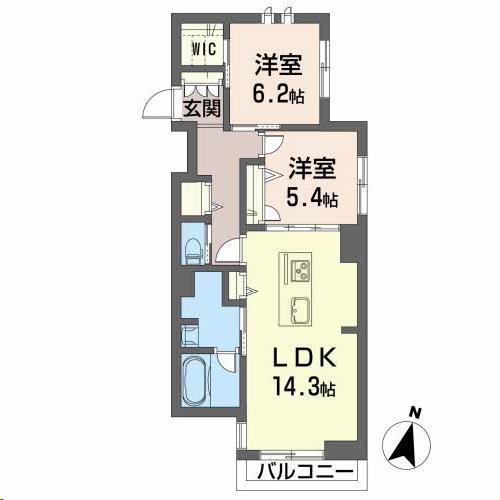 シェーナーヴァルト錦町の間取り