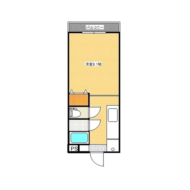 つくば市天久保のマンションの間取り