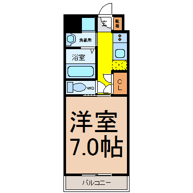 名古屋市名東区社台のマンションの間取り