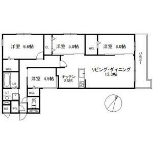 S-RESIDENCE宮の森の間取り