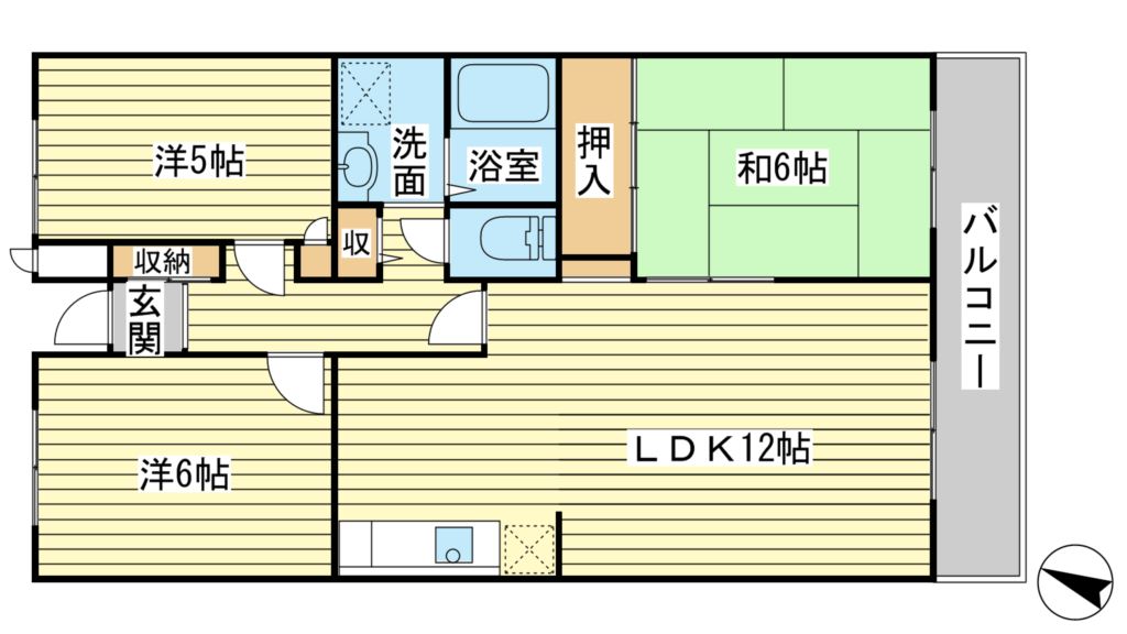 ルミエールAIOIの間取り