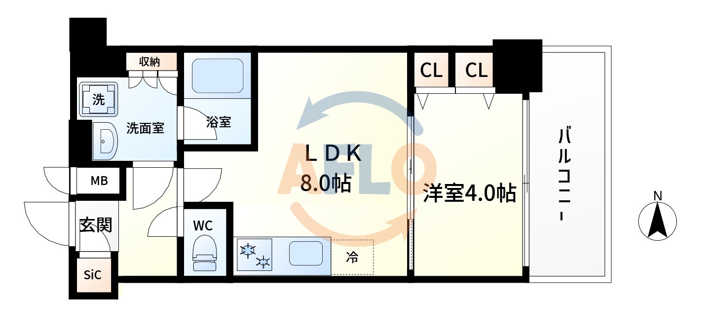 スプランディッドVIIの間取り