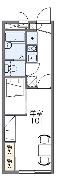 【レオパレスヒルズ日野IIの間取り】