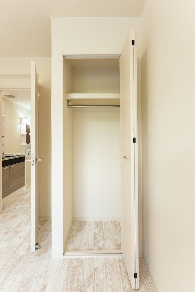 収納　クローゼットもございます。居室の照明器具も付いています。