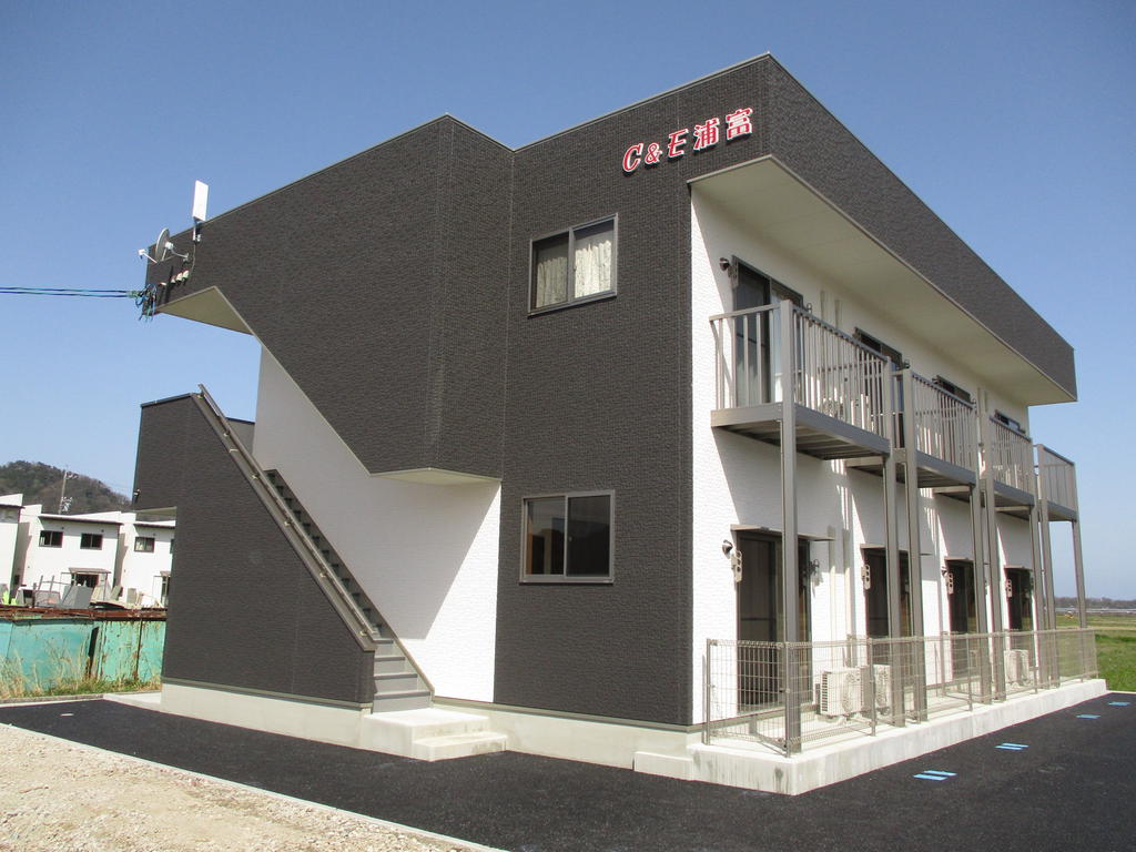 建物外観　２０２１年３月完成！敷礼０！オール電化・独立洗面・ＩＨ２口