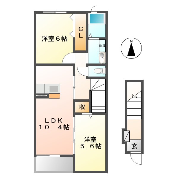 ルピナス　Ｃの間取り