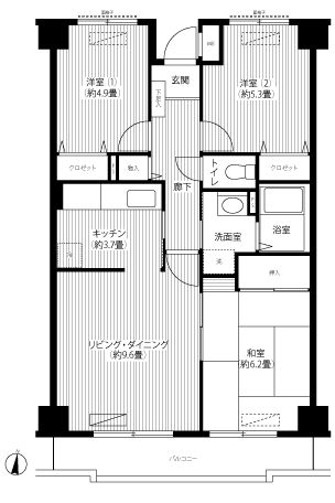 ベルレージュ船橋の間取り