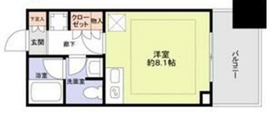 品川区大井のマンションの間取り