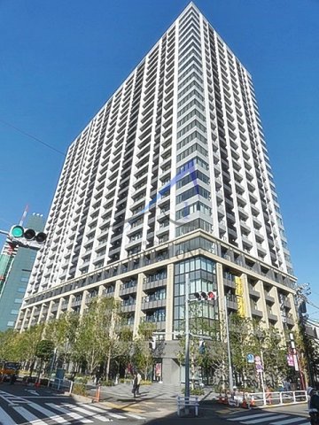 【品川区大井のマンションの建物外観】