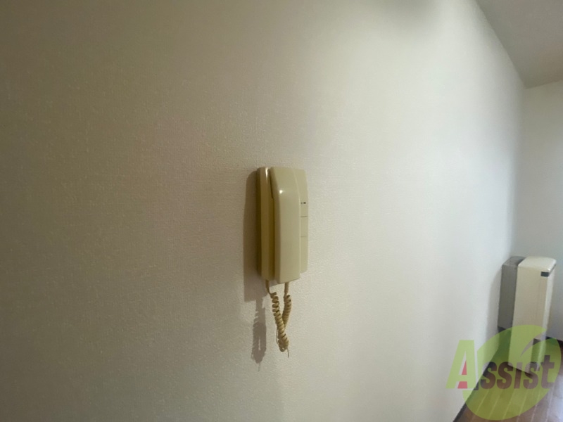 セキュリティ　インターホンは通話ができるので急な訪問があっても安心です。