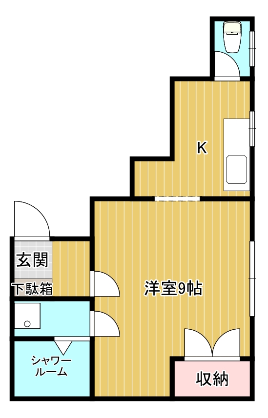 千葉アパートの間取り