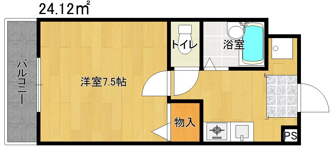 コンフォートヴィレッジ内田の間取り