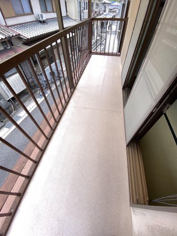 眺望　南向きで日当たりの良いベランダです。