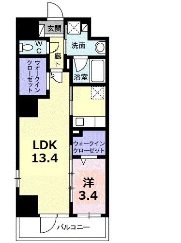 カーサ　プリマの間取り