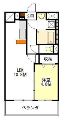 Ｚ．ｂｌｄｇ．の間取り