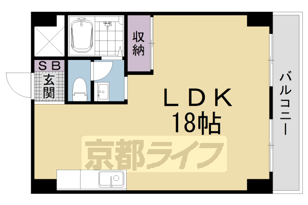 第１６洛西ハイツ瀬田の間取り