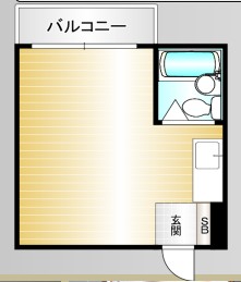 大阪市西成区梅南のマンションの間取り