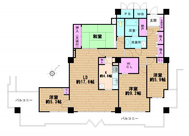 【アビック21の間取り】