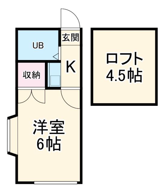 イーストレガード東船橋第１の間取り