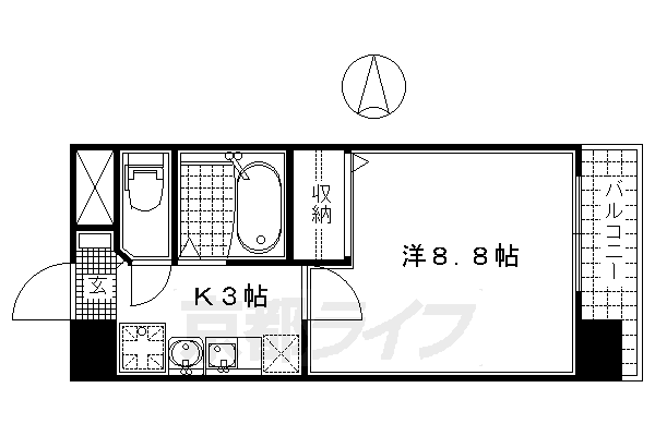 ザ・ブセナ稲荷新道の間取り