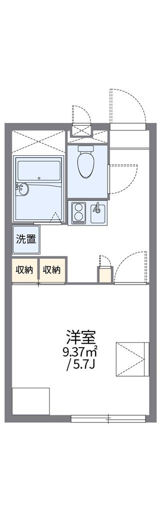 入間市大字黒須のアパートの間取り