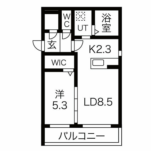 GUARDIAN TEINEの間取り