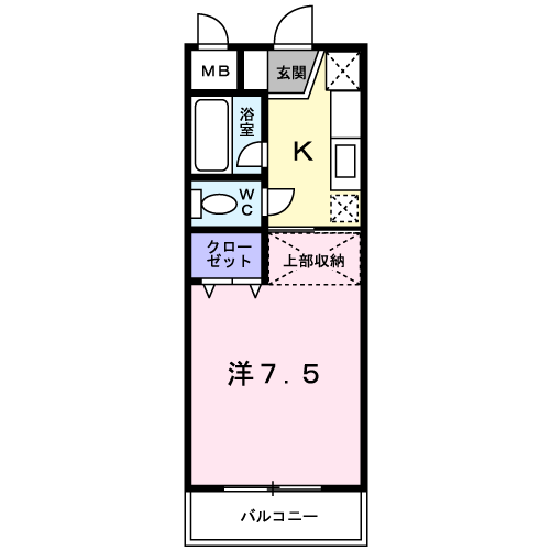 シャルマン外堀の間取り