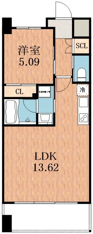 【大阪市住吉区万代東のマンションの間取り】