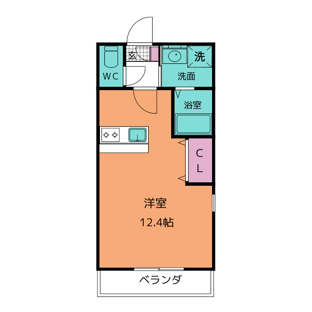 ル　パフェ　ド　ペルルの間取り