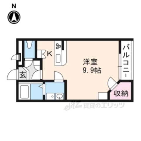 レオパレスカーサの間取り