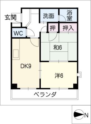 ＧＲＡＣＥ犬山２の間取り