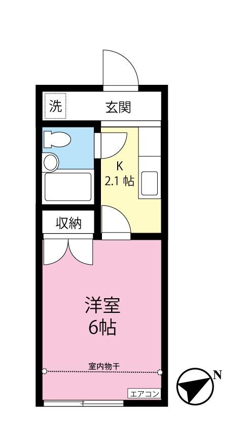 ニシキハイツの間取り