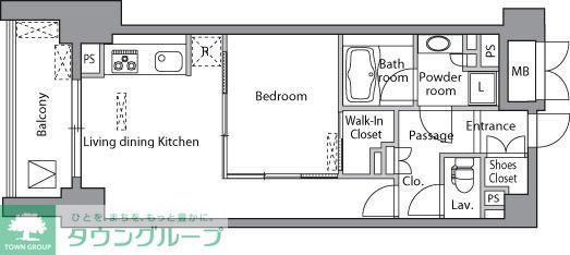 レジディア水道橋の間取り
